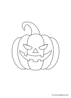 carved out pumpkin jack o'lantern