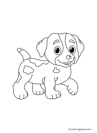 Beagle coloring page