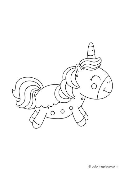 printable coloring sheet unicorn mystical