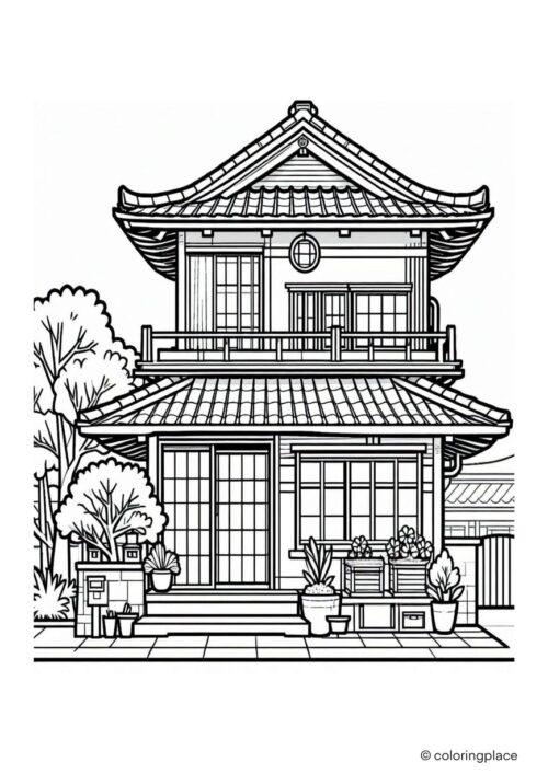Japanischer Tempel