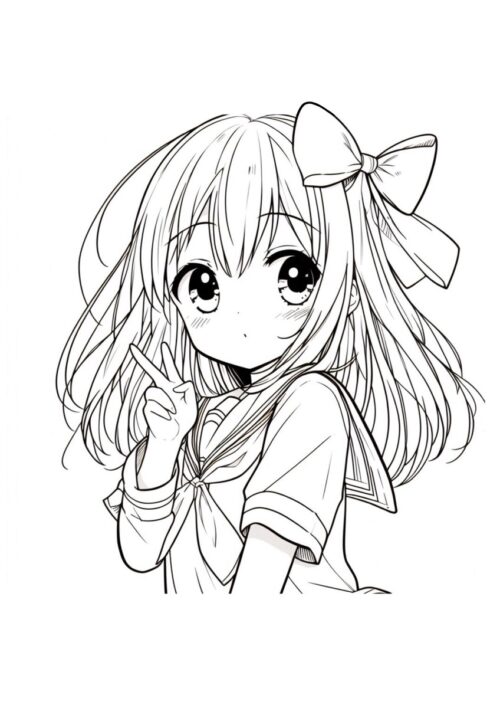 Süßes Anime Mädchen